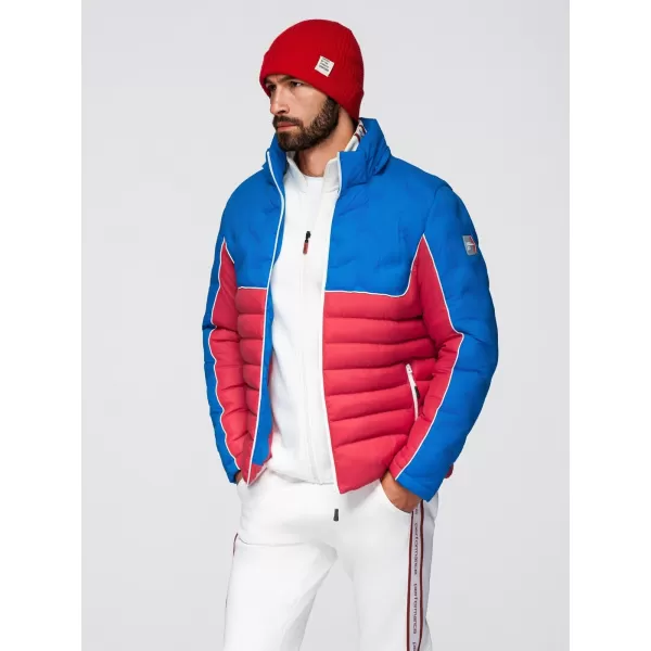  Jacke OMBRE OM-JALP-0206 BLAU UND ROT 