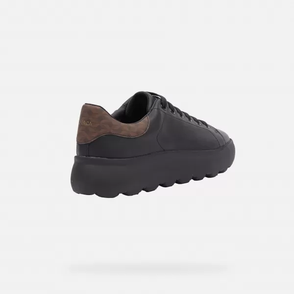  Damen-Sneaker GEOX SPHERICA EC4.1 G009313 SCHWARZ 