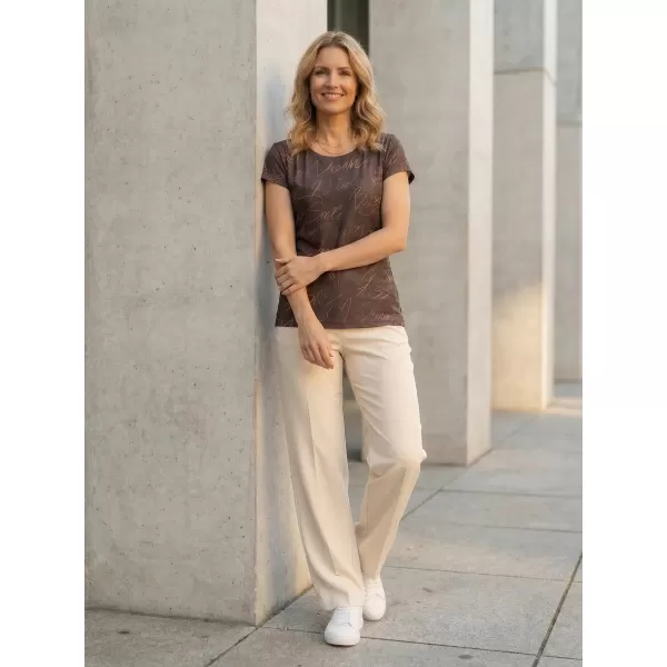  Damen Freizeitshirt Premium ALTISPORT VOJ/ALW084TR06 BRAUN 