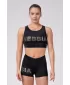 Gold Mesh Mini-Top 830 SCHWARZ Nebbia