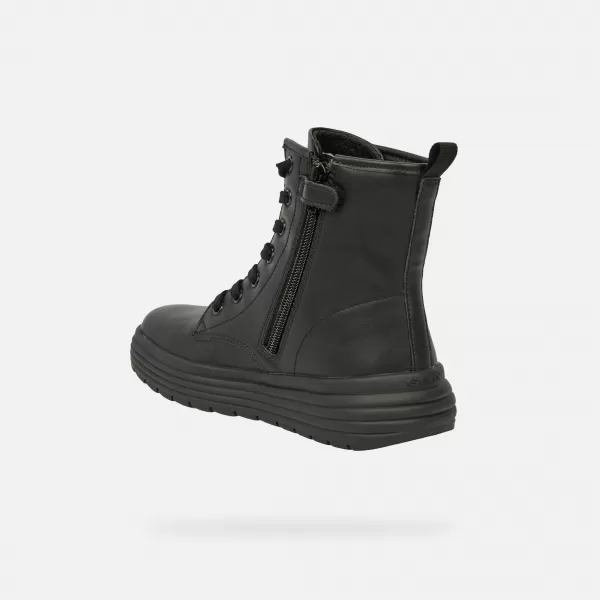  Stiefeletten für Mädchen GEOX PHAOLAE GIRL J16ETA00004C9B1M SCHWARZ 