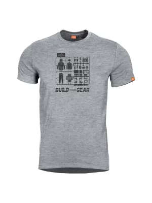 T-Shirt PENTAGON AGERON BUILD YOUR GEAR K09012 MELANGE