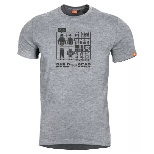 T-Shirt PENTAGON AGERON BUILD YOUR GEAR K09012 MELANGE 