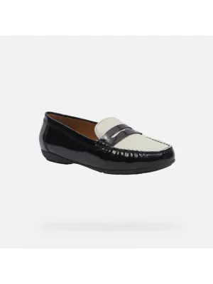 Damenmokassins GEOX ANNYTAH MOC G000633 SCHWARZ