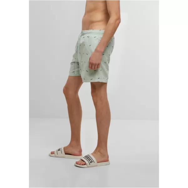  Badeshorts URBAN CLASSICS TB2680 FROT MARTE/VINTAGE BLUE 