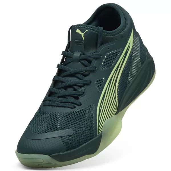  Herrenschuhe PUMA ELIMINATE NITRO SQD 4 10843801 GRÜN/SPRUDELIG/WEIß/SILBER 