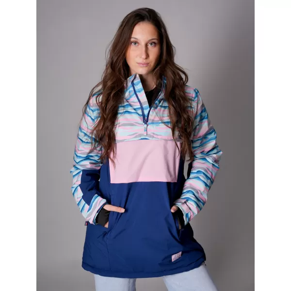  Winterjacke für Damen ALTISPORT GANICE DUNKELBLAU 