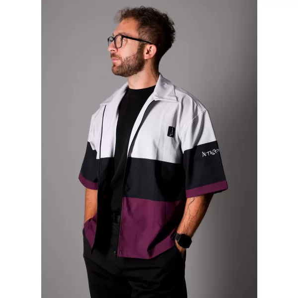 Premium-Herrenhemd ALTISPORT VOJ/ALM051KOS01 BURGUND 