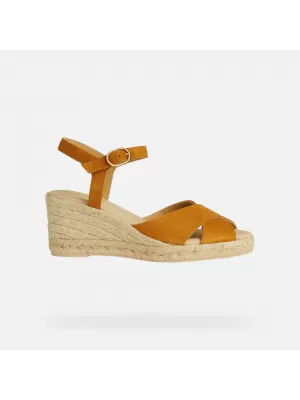 Damensandalen GEOX GELSA LOW BERNSTEIN