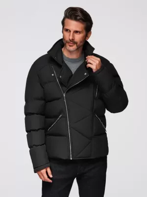 Jacke OMBRE OM-JAHP-0252 SCHWARZ