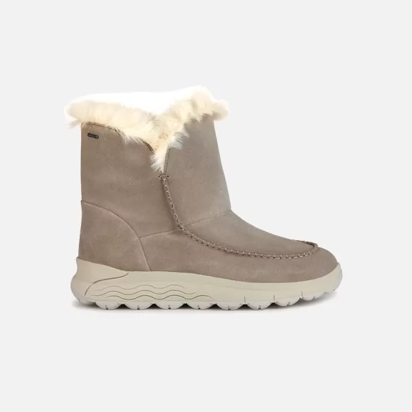  Damen-Schnürschuhe GEOX SPHERICA 4X4 B ABX BEIGE 