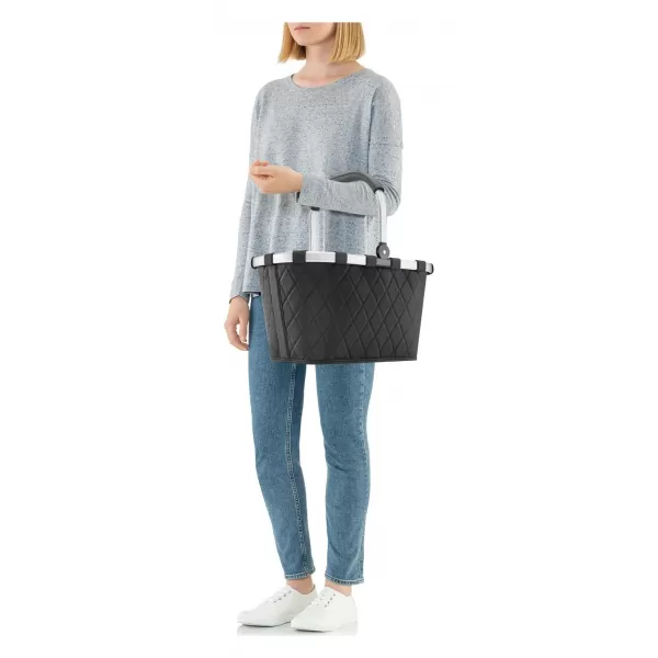  Klappkorb REISENTHEL CARRYBAG RAUTE SCHWARZ 