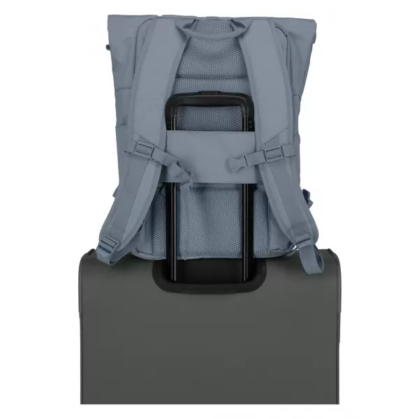  Rucksack TRAVELITE BASICS ROLL-UP BACKPACK RAUCHBLAU 