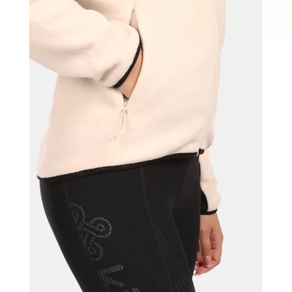 Fleece-Sweatshirt für Damen KILPI KAJAANI-W ZL0209KI BEIGE 
