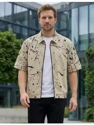 Premium-Herrenhemd ALTISPORT VOJ/ALM034KOS01 BRAUN