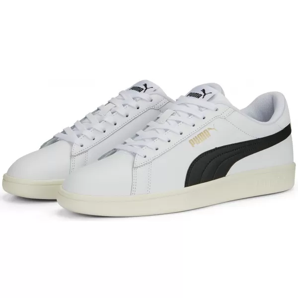  Herrenschuhe PUMA SMASH 3.0 L 39098703 PUMA WEIß/SCHWARZ/GOLD/ELFENBEIN 
