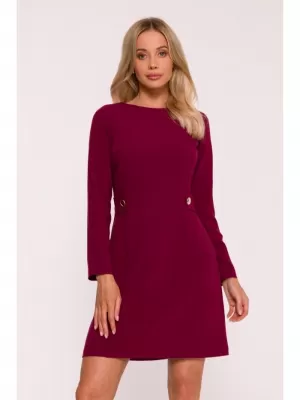 Kleid STYLOVE S419 KASTANIENBRAUN