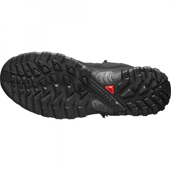  Herrenschuhe SALOMON SHELTER WATERPROOF SCHWARZ/ASPHALT/CASTLEROCK 