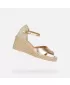 Damensandalen GEOX GELSA LOW GOLDEN