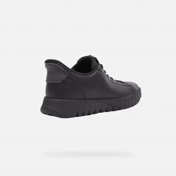  Damen-Sneaker GEOX FLEXTRIDE PLUS FAST IN G009595 SCHWARZ 