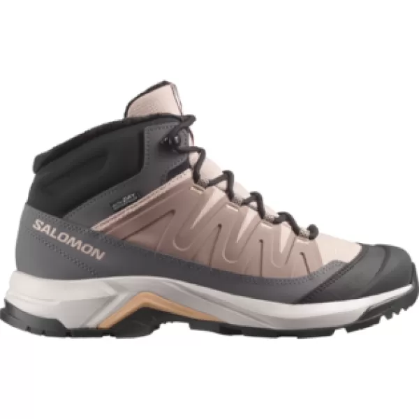  Damenschuhe SALOMON X-ADVENTURE COLDRUSH WATERPROOF W ETHEREA/EISEN/MAHAGONI-ROSE 