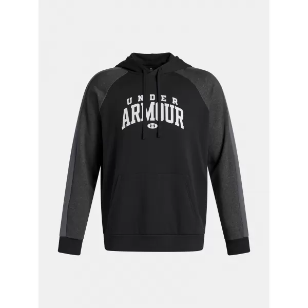  Herren-Sweatshirt UNDER ARMOUR RIVAL FLC CB HOOD SCHWARZ 