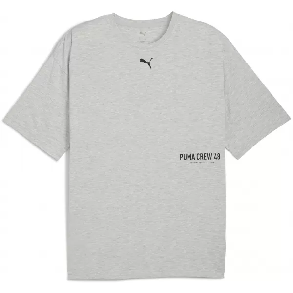  Herren-T-Shirt PUMA M GRAPHIC OVERSIZE TEE 52762604 HELLGRAUES HEIDEKRAUT 
