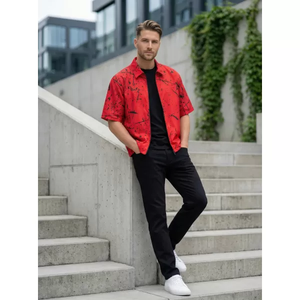  Premium-Herrenhemd ALTISPORT VOJ/ALM034KOS01 ROT 
