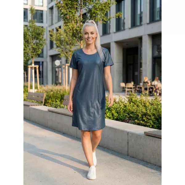  Damen erweitert T -Shirt Premium ALTISPORT VOJ/ALW075SAT02 DUNKEL-PETER 