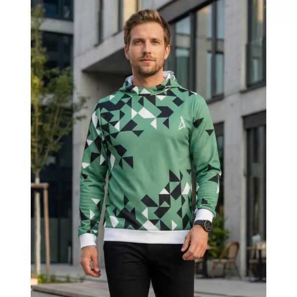  Hochwertiges Funktions-Sweatshirt für Herren ALTISPORT VOJ/ALM108MI01 MILITÄR 