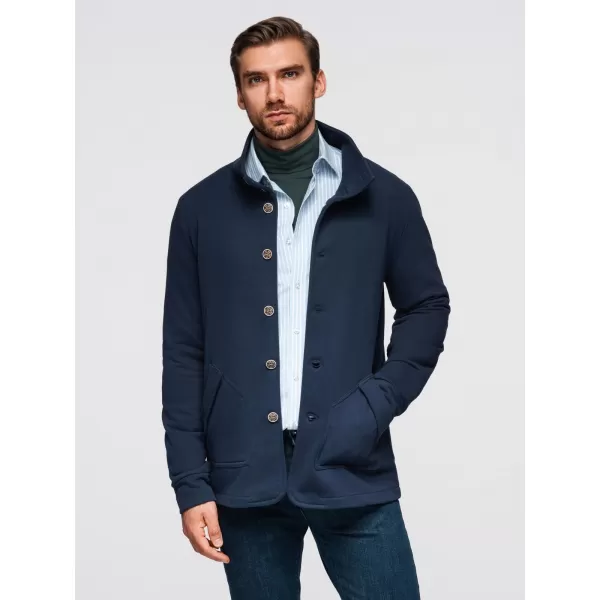  Herren-Sweatshirt OMBRE OM-SSDS-0131 MARINEBLAU 