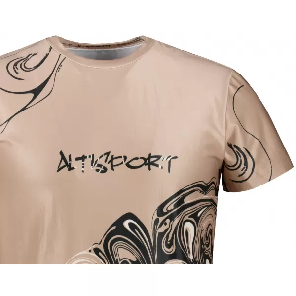  Herren Freizeithemd Premium ALTISPORT VOJ/ALM122TR06 BEIGE 