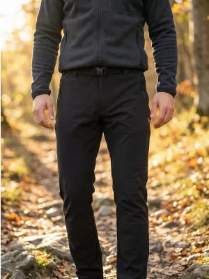Softshellhose für Herren ALTISPORT CORRON SCHWARZ