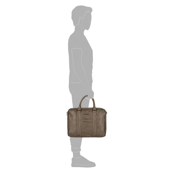  Tasche ENRICO BENETTI ROTTERDAM 15 NOTEBOOK BAG MITTLERES TAUPE 
