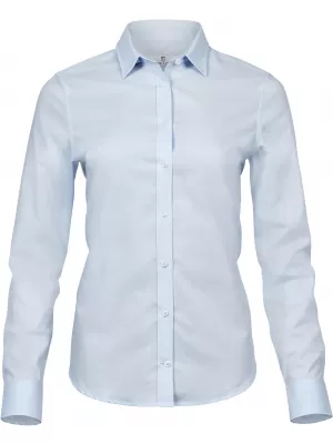 Damenhemd TEE JAYS | TJ 4025 HELLBLAU