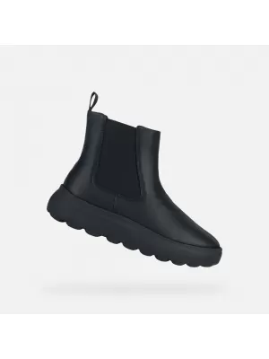 Damen-Stiefeletten GEOX SPHERICA EC4.1 SCHWARZ