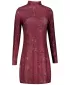 Rollkragenpullover für Damen ALTISPORT GWENITH BURGUND