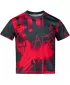 Funktionaler t -Shirt -Prämie von Kindern ALTISPORT VOJ/ALK076TR01 ROT -SCHWARZ
