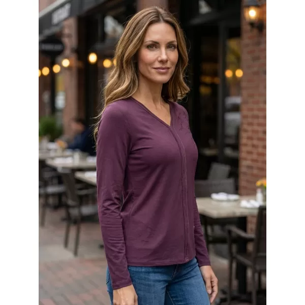  Damen-T-Shirt KIXMI VIOLETTE LILA 
