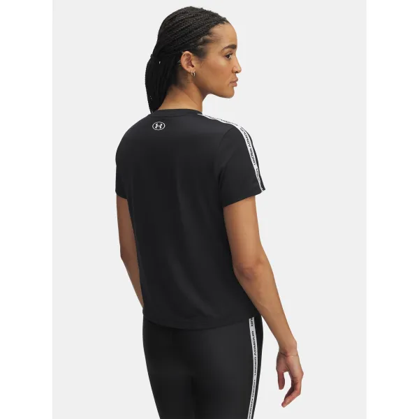  Damen-T-Shirt UNDER ARMOUR UA TECH WM TAPE SS 6003915-001 SCHWARZ 