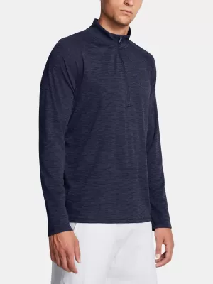 Herren-T-Shirt UNDER ARMOUR UA TECH TEXTURED 1/2 ZIP 1382797-410 BLAU