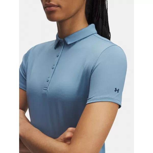  Damen-T-Shirt UNDER ARMOUR UA PLAYOFF SS POLO 1383612-418 BLAU 