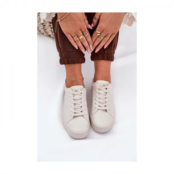  Damen-Sneaker BIG STAR NN274578 BEIGE Big Star Shoes 
