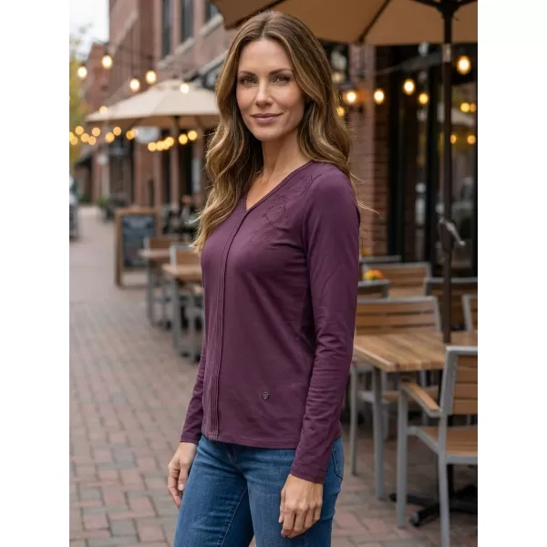  Damen-T-Shirt KIXMI VIOLETTE LILA 