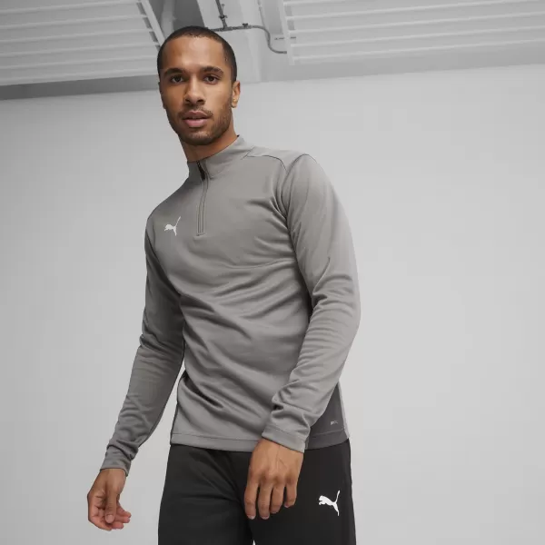  Hemd PUMA TEAMGOAL TRAINING 1/4 ZIP TO 658629_13 GUSSEISEN/WEIß/SCHATTENGRAU 