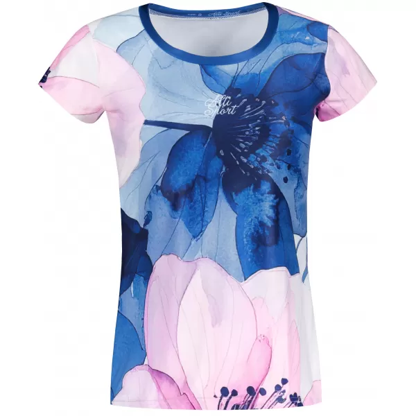  Frauen Freizeit t -Shirt Premium ALTISPORT VOJ/ALW117TR06 BLAU/PINK 