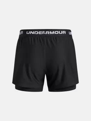 Mädchen-Shorts UNDER ARMOUR UA TECH PLAY UP 2N1 SHORT 6004985-005 SCHWARZ