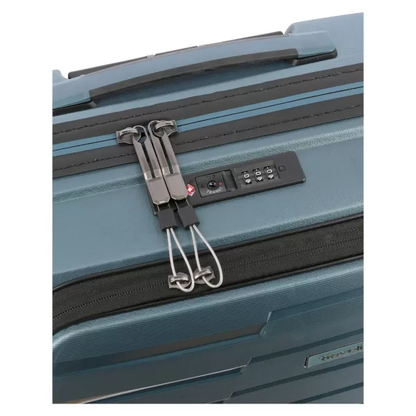  Koffer TRAVELITE AIR BASE 4W S FRONT POCKET EISBLAU 