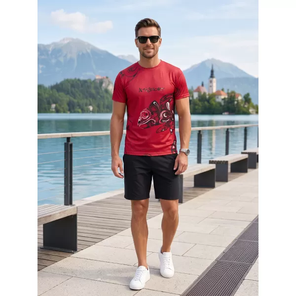 Herren Freizeithemd Premium ALTISPORT VOJ/ALM122TR06 ROT 