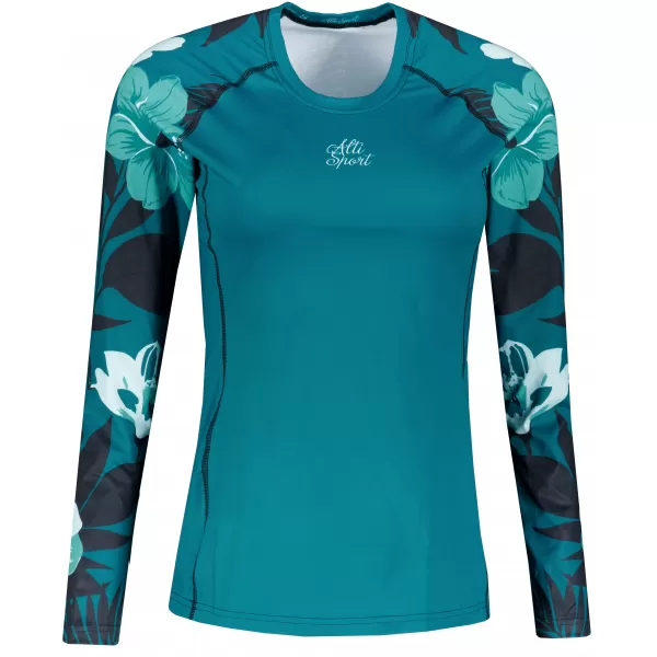 Frauen funktionales t -Shirt mit langen Ärmeln Premium ALTISPORT VOJ/ALW115TR03 KEROSIN 